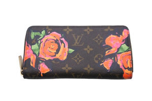 Louis Vuitton Wallet Pink Rose Monogram Zippy Pink